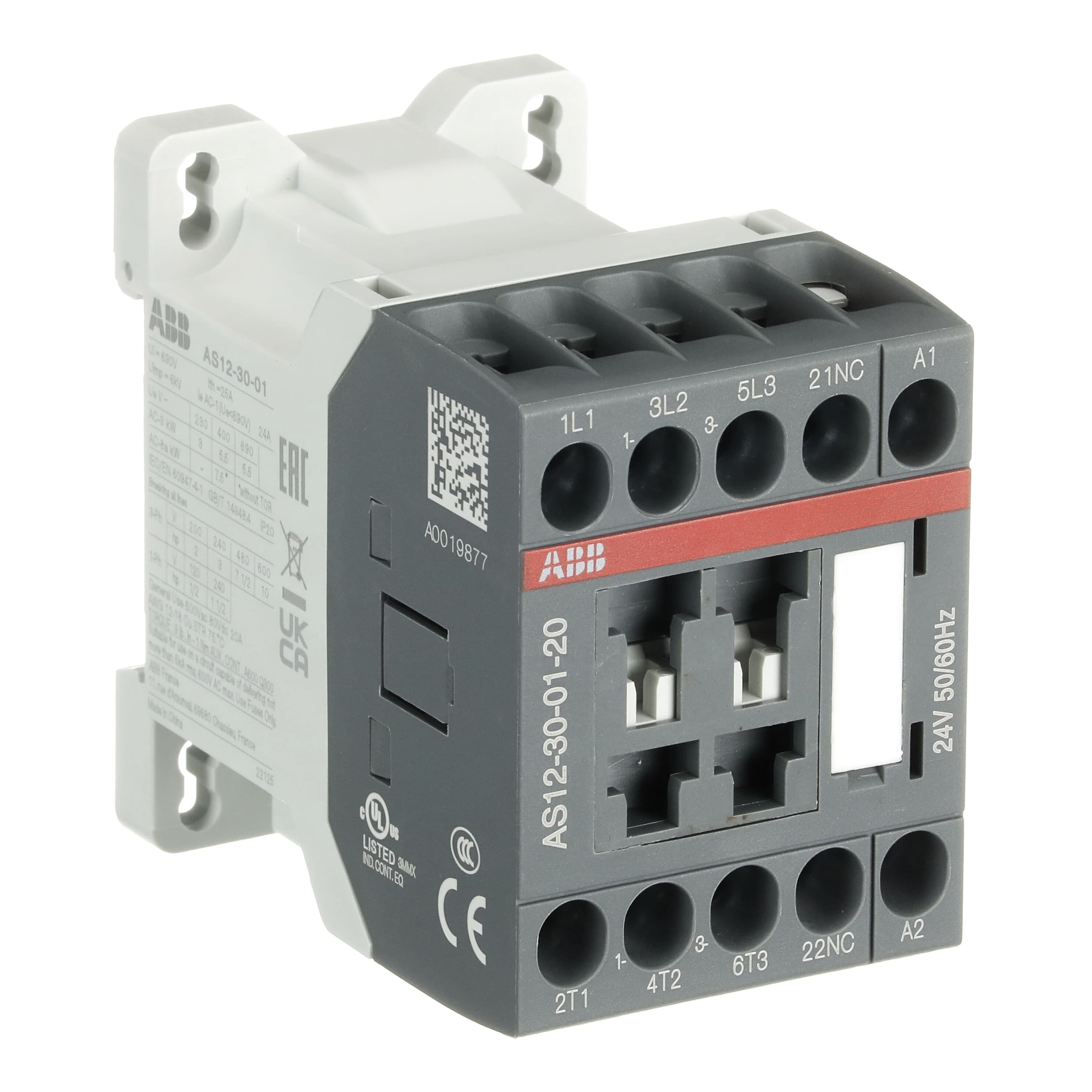 AS12-30-01-20 24V50/60HZ Contactor — photo 4 of 4