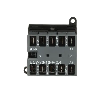 Mini Contactor BC7 17 ... 32 V DC - 3 NO - 0 NC - Flat-Pin Connections