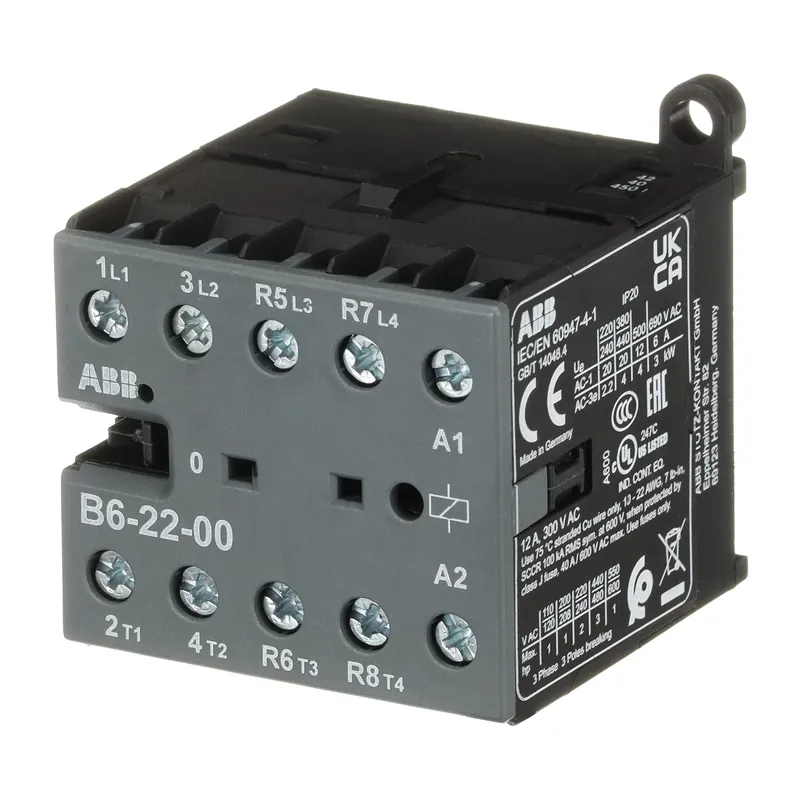 Mini Contactor B6 42 V AC - 2 NO - 2 NC - Screw Terminals — photo 3 of 4