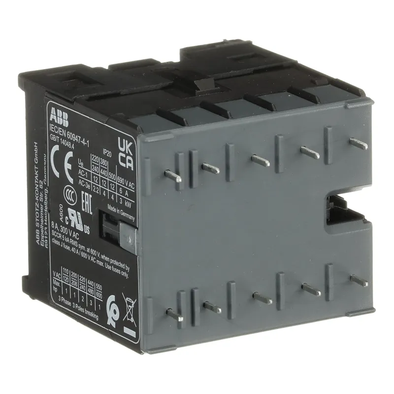Mini Contactor B6 24 V AC - 3 NO - 0 NC - Soldering Pins — photo 4 of 4