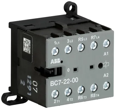 Mini Contactor BC7 110 ... 125 V DC - 2 NO - 2 NC - Screw Terminals