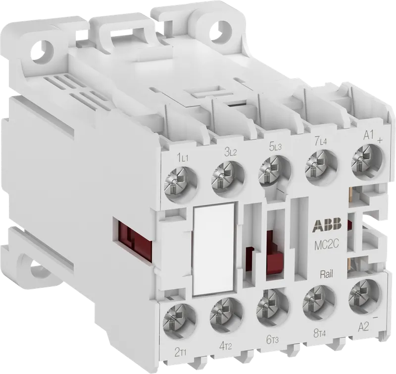 Mini Contactor MC2 77 ... 137 V DC - 4 NO - 0 NC - Screw Terminals
