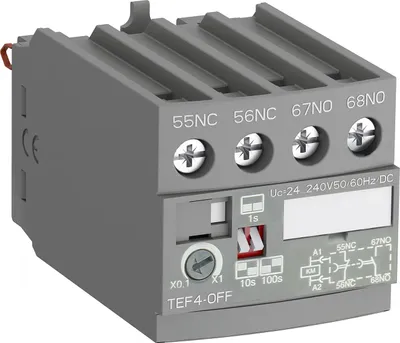 TEF4-OFF Frontal Electronic Timer