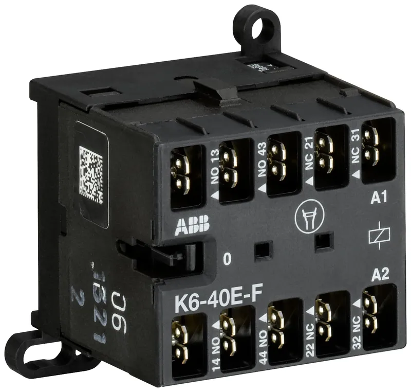 K6-40E-F-01Mini Contactor Relay24 V AC4NO0NCFlat-Pin Connections — photo 1 of 2