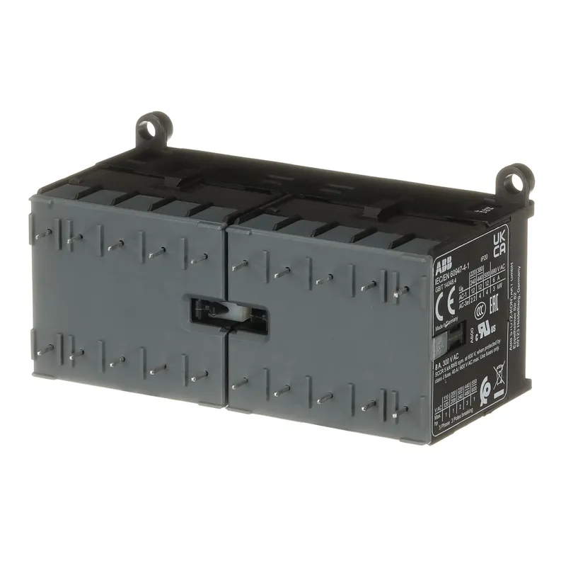 Mini Reversing Contactor VB6 24 V AC - 3 NO - 0 NC - Soldering Pins — photo 3 of 4