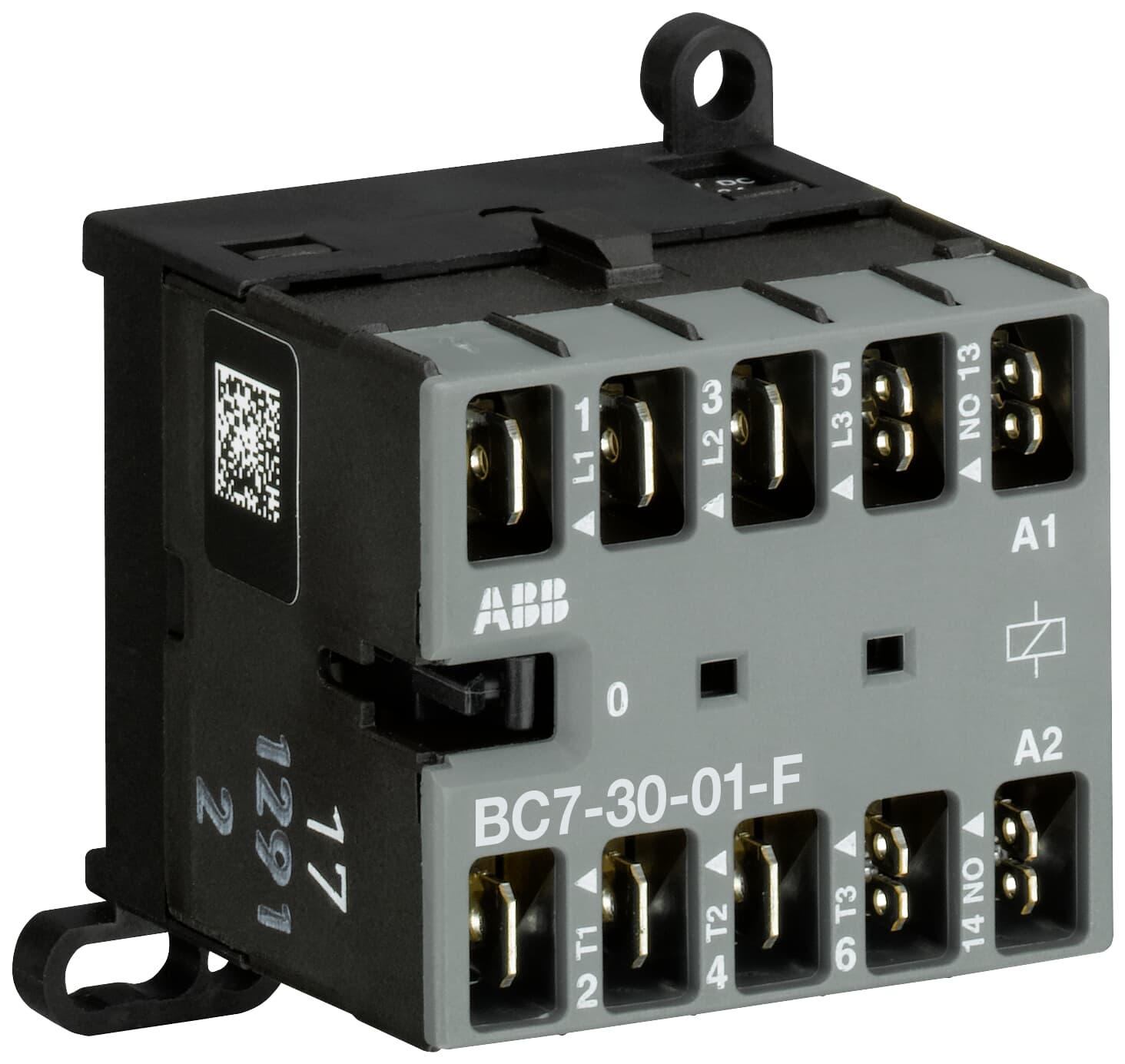 Mini Contactor BC7 48 V DC - 3 NO - 0 NC - Flat-Pin Connections