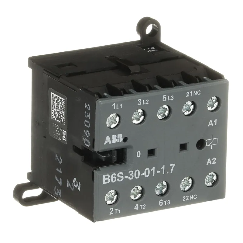 Mini Contactor B6S 24 V DC - 3 NO - 0 NC - Screw Terminals — photo 4 of 4