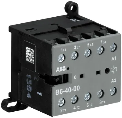 Mini Contactor B6 48 V AC - 4 NO - 0 NC - Screw Terminals