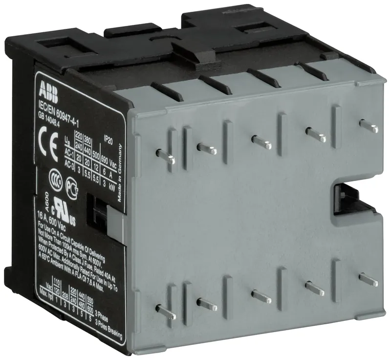 Mini Contactor BC7 17 ... 32 V DC - 4 NO - 0 NC - Soldering Pins — photo 1 of 2