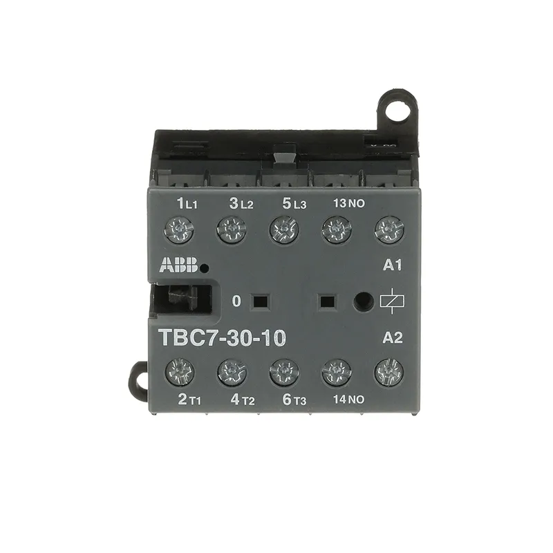 Mini Contactor TBC7 17 ... 32 V DC - 3 NO - 0 NC - Screw Terminals — photo 1 of 4