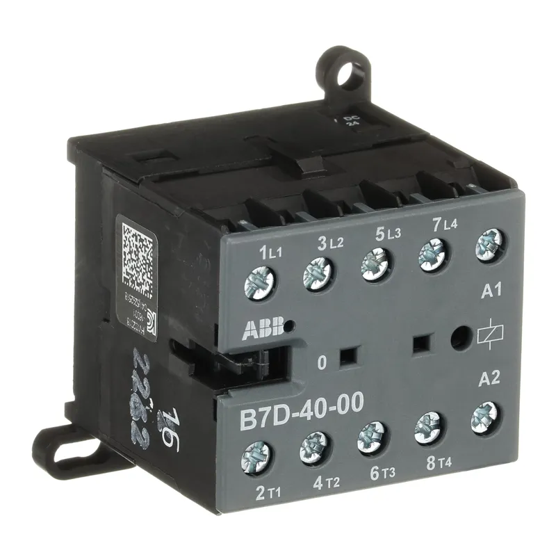 Mini Contactor B7D 24 V DC - 4 NO - 0 NC - Screw Terminals — photo 4 of 4