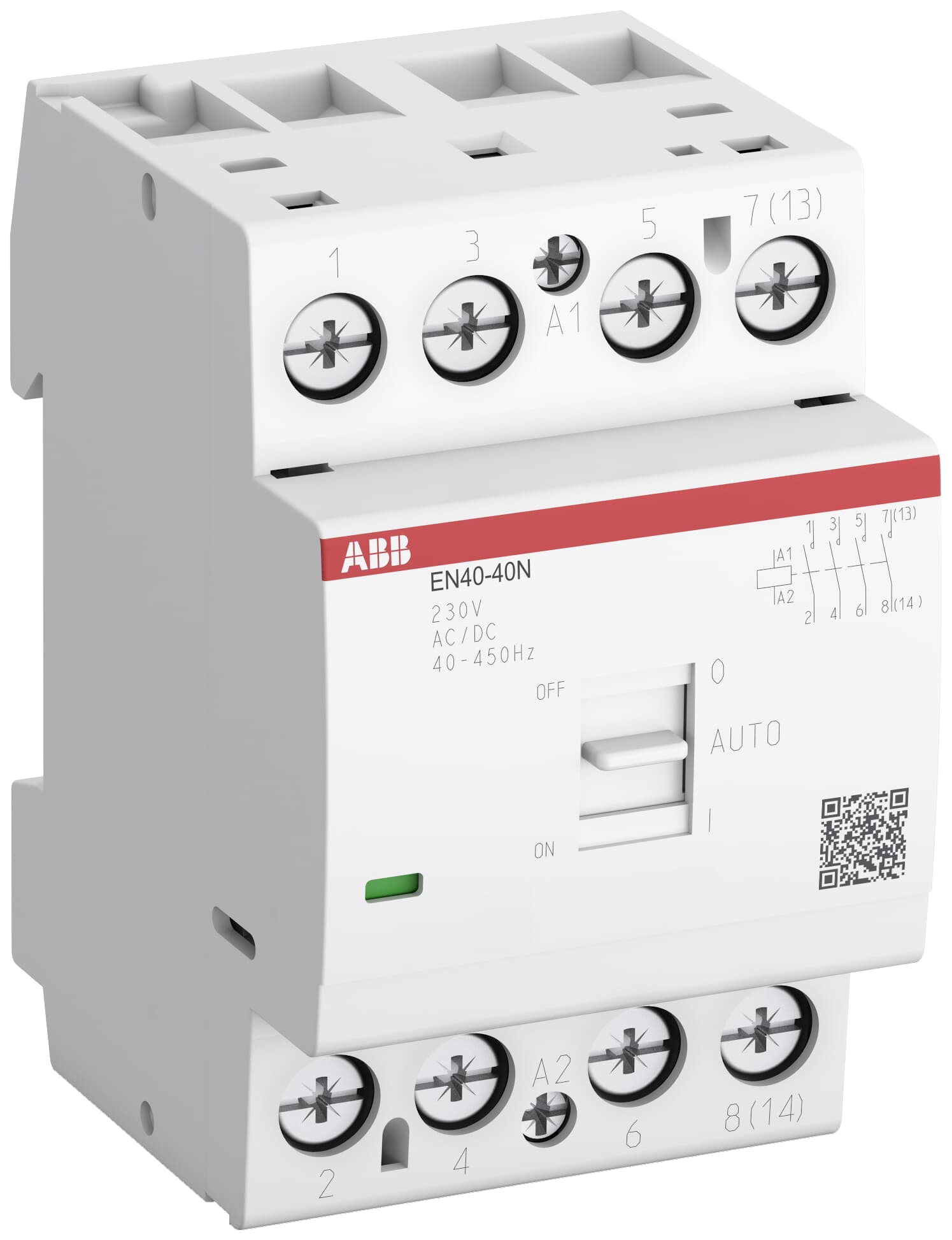 EN40-30N-06 Installation Contactor (NO) 40 A - 3 NO - 0 NC - 230 V - Control Circuit 400 Hz — photo 1 of 2