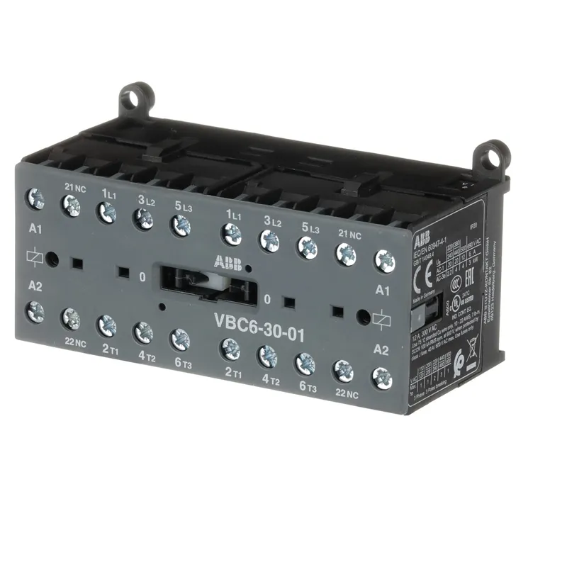 Mini Reversing Contactor VBC6 24 V DC - 3 NO - 0 NC - Screw Terminals — photo 3 of 4