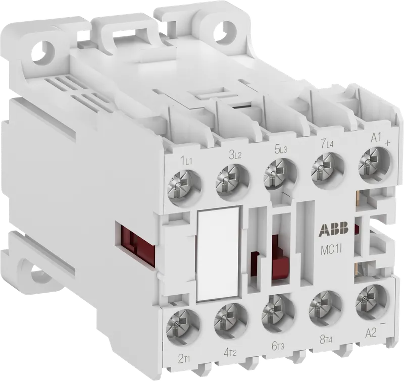 Mini Contactor MC1 24 V DC - 4 NO - 0 NC - Screw Terminals