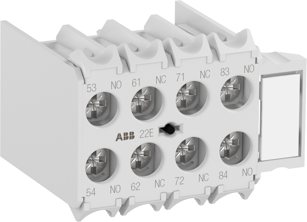 MARN404AR Auxiliary Contact 4NC ring tongue terminal, front mounted