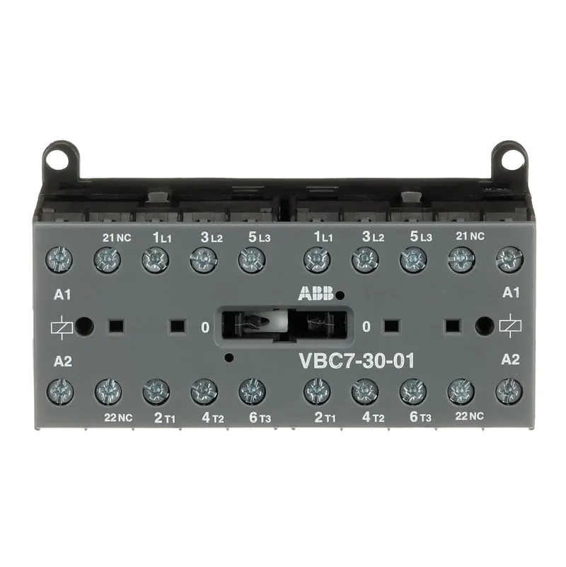 Mini Reversing Contactor VBC7 24 V DC - 3 NO - 0 NC - Screw Terminals — photo 2 of 4