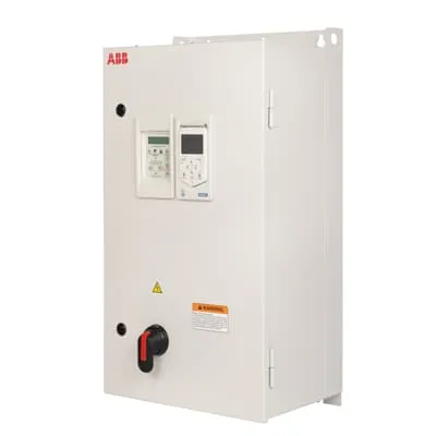 ABB ACH580-BCR-024A-2+B056 – HVAC packaged drive with e-clipse bypass and circuit…