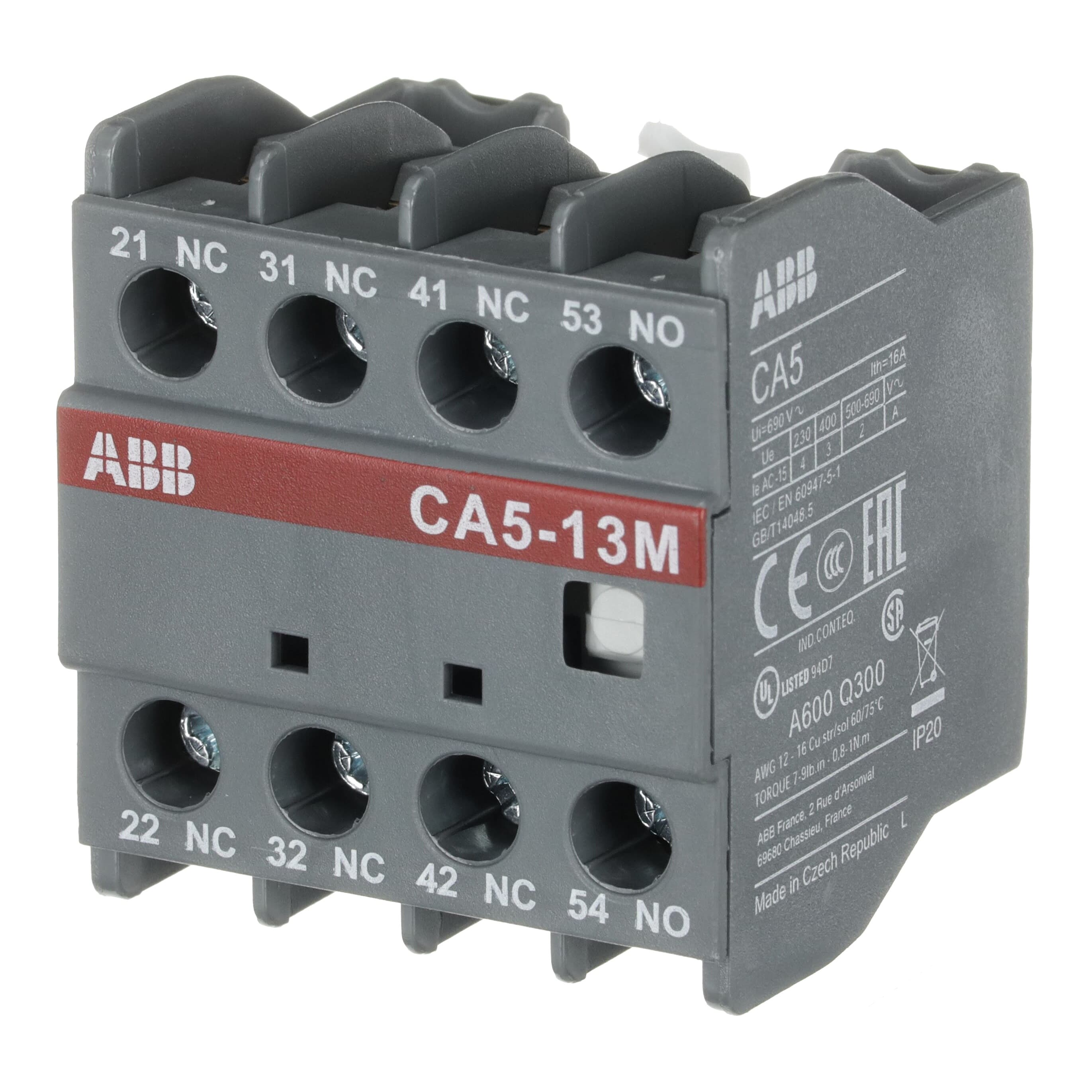 CA5-13M Auxiliary Contact Block — photo 3 of 4
