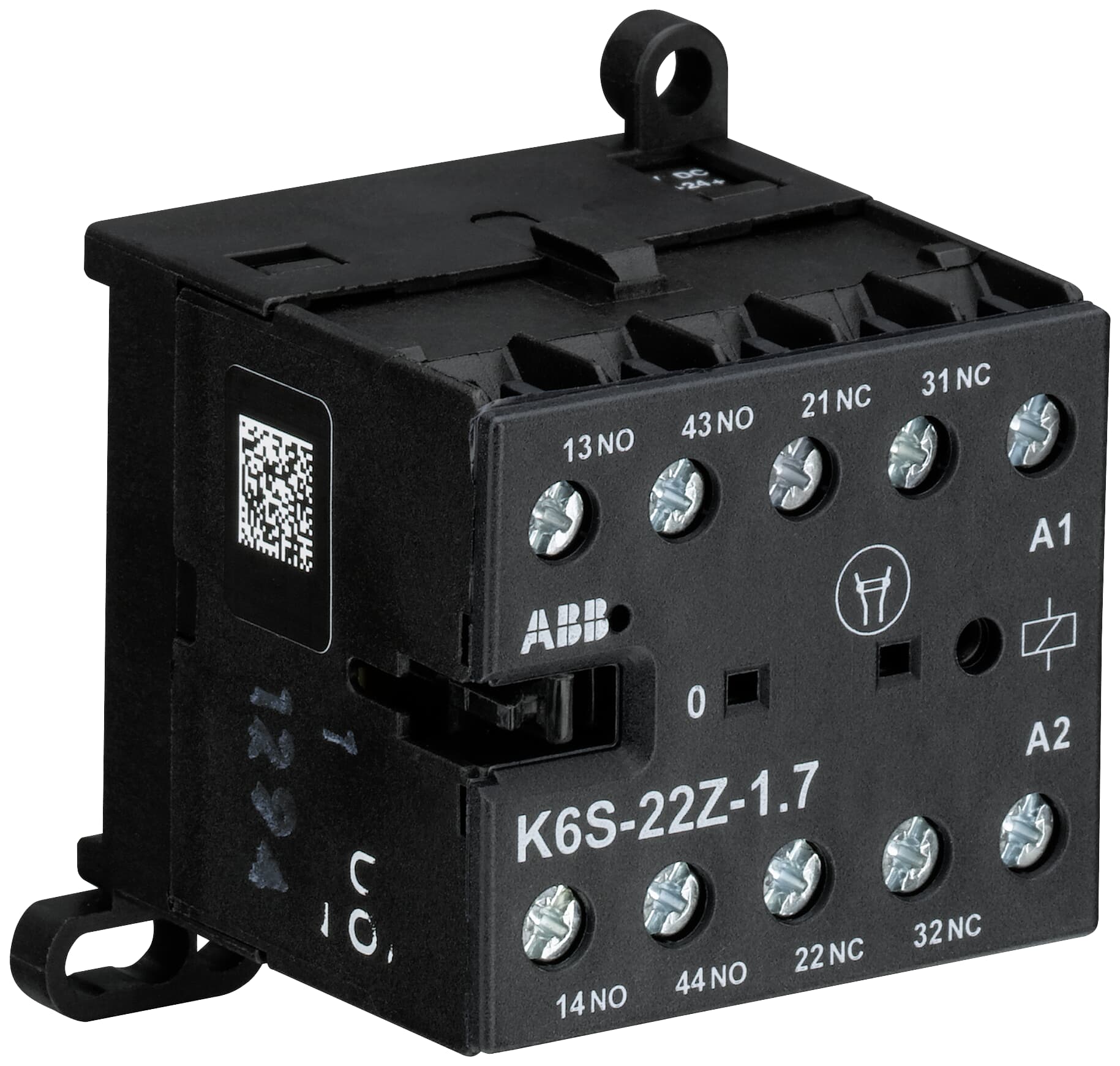 K6S-22Z-1.7-71Mini Contactor Relay24 V DC2NO2NCScrew Terminals