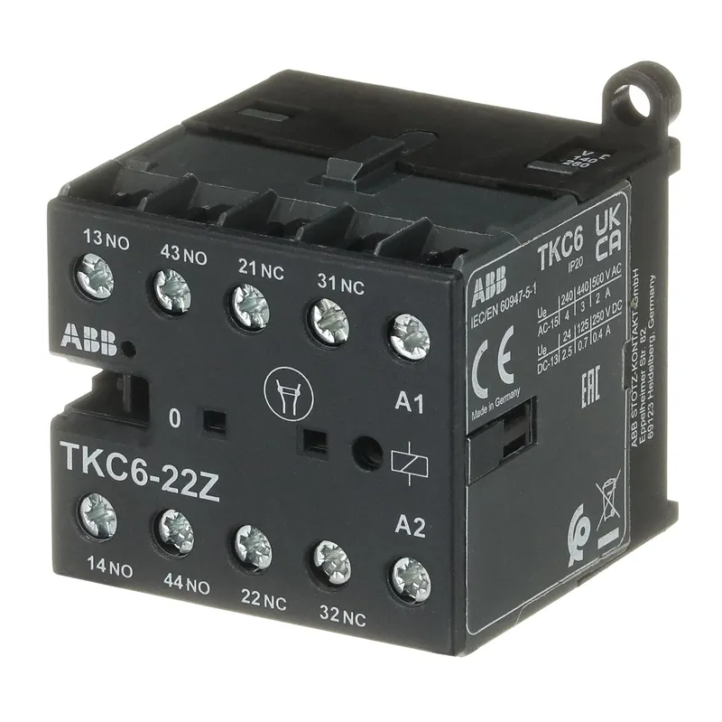 TKC6-22Z-68Mini Contactor Relay140 ... 260 V DC2NO2NCScrew Terminals — photo 3 of 4