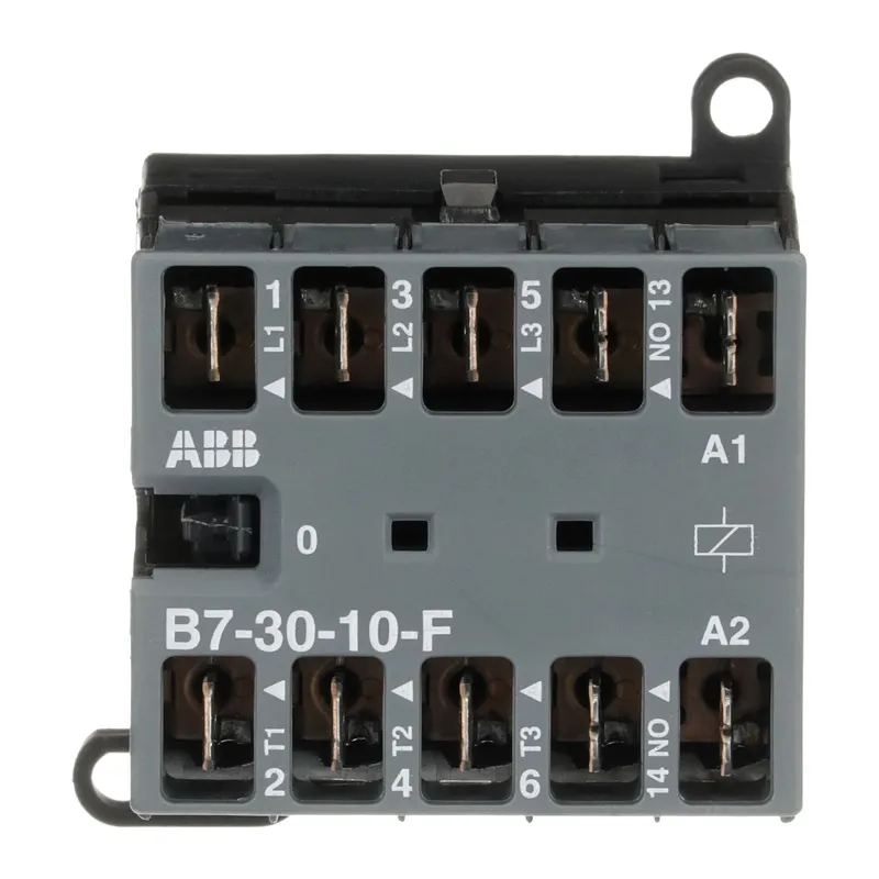 Mini Contactor B7 24 V AC - 3 NO - 0 NC - Flat-Pin Connections — photo 2 of 4
