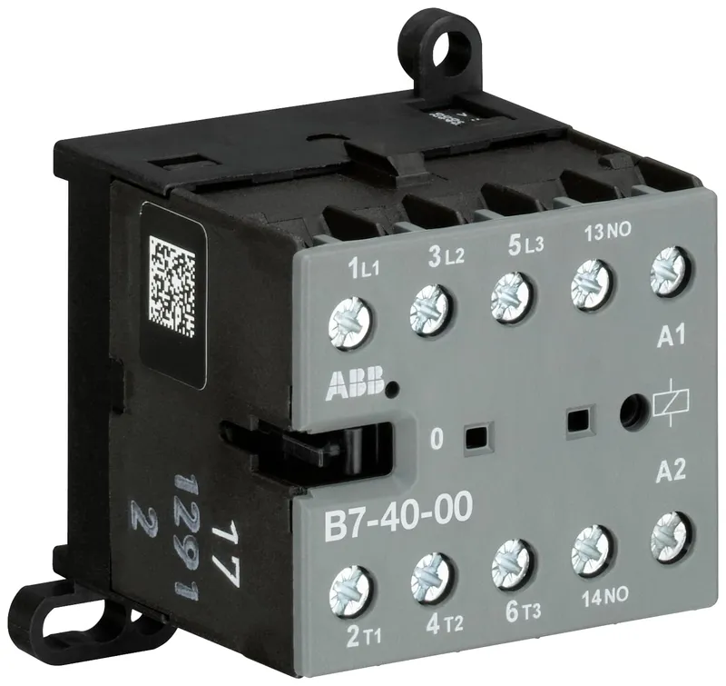 Mini Contactor B7 220 ... 240 V AC - 4 NO - 0 NC - Screw Terminals — photo 1 of 2