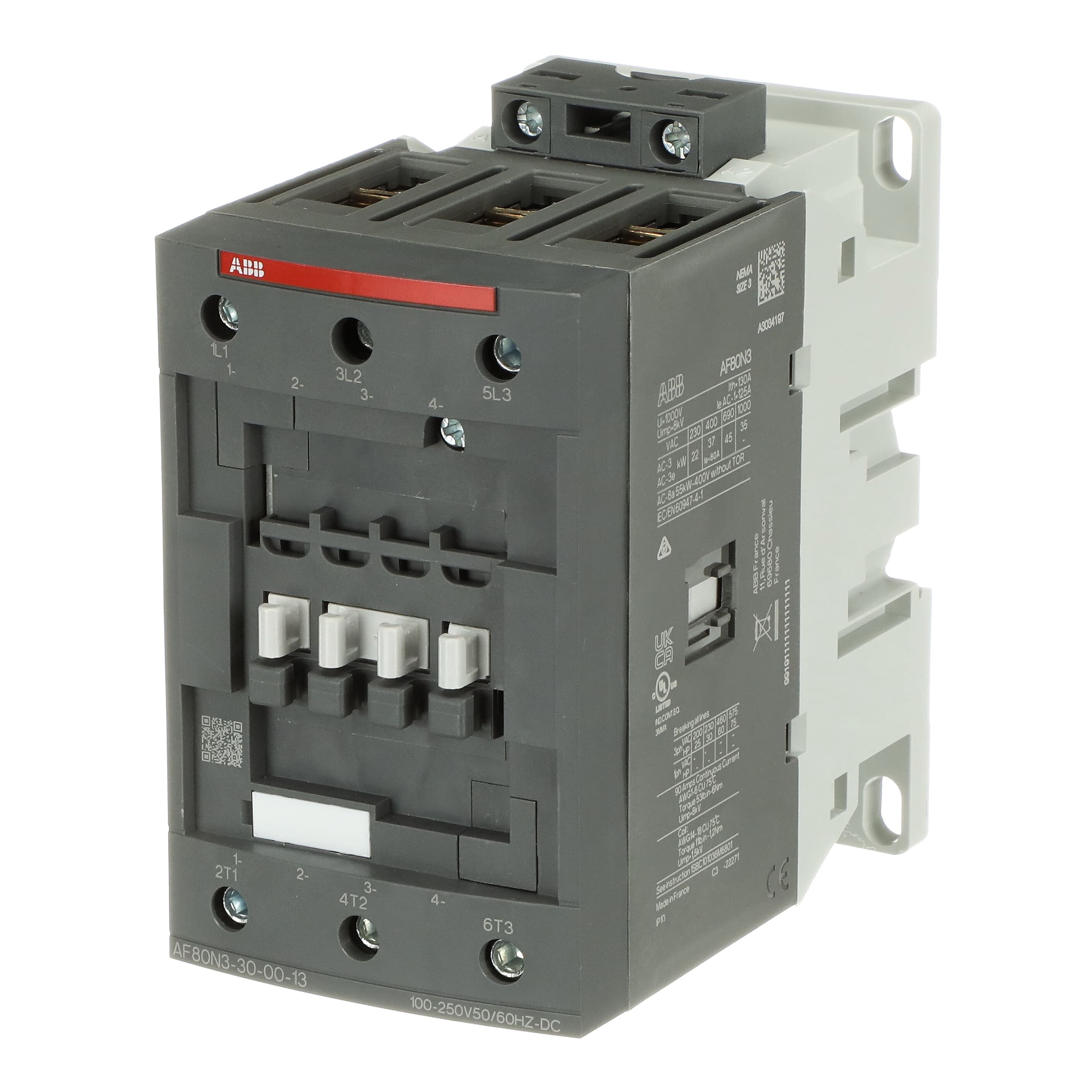 AF80N3-30-00-13 100-250V50/60HZ-DC Contactor — photo 3 of 4