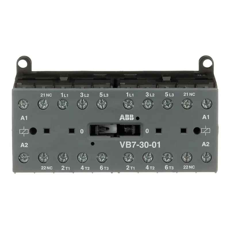 Mini Reversing Contactor VB7 24 V AC - 3 NO - 0 NC - Screw Terminals — photo 2 of 4