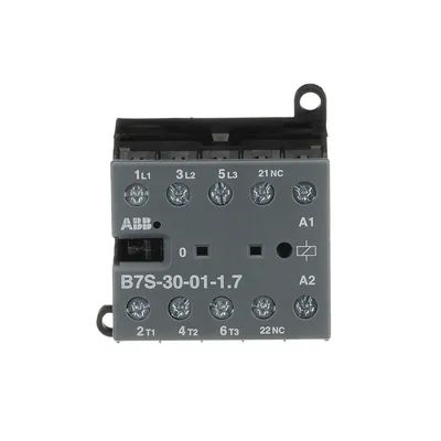 Mini Contactor B7S 24 V DC - 3 NO - 0 NC - Screw Terminals