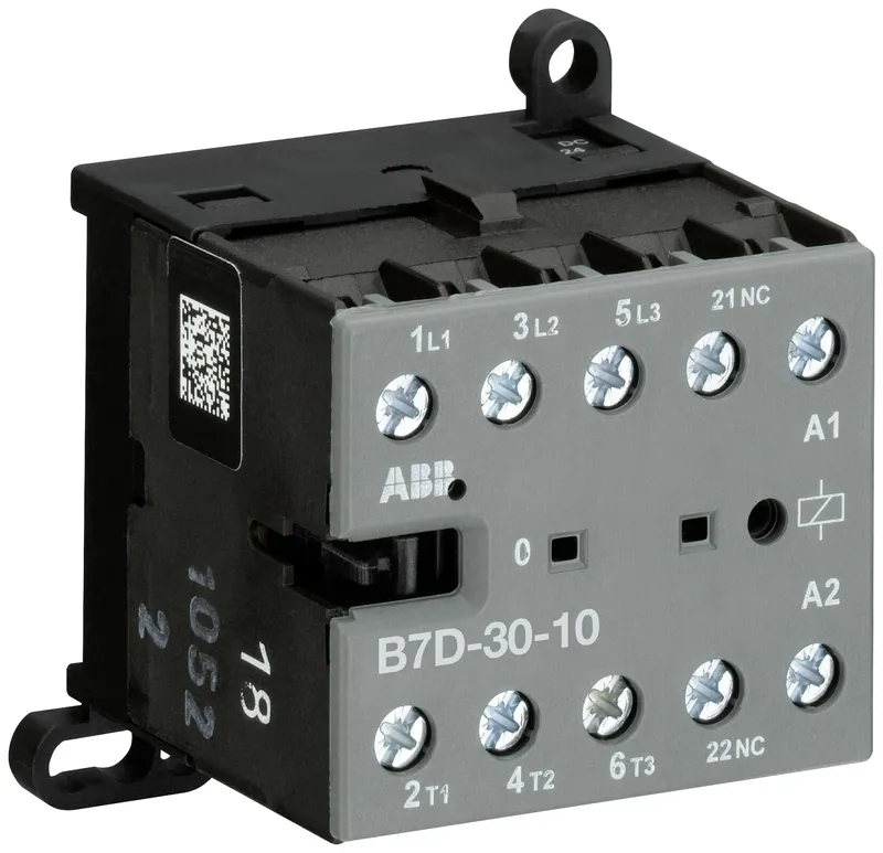 Mini Contactor B7D 220 ... 240 V DC - 3 NO - 0 NC - Screw Terminals — photo 1 of 2