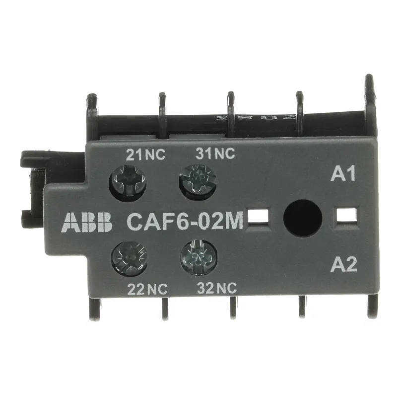 CAF6-02M Auxiliary Contact 0NO/2NC screw terminal, front mounted — photo 2 of 4