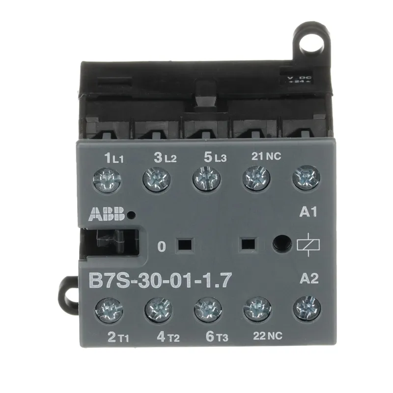 Mini Contactor B7S 24 V DC - 3 NO - 0 NC - Screw Terminals — photo 2 of 4