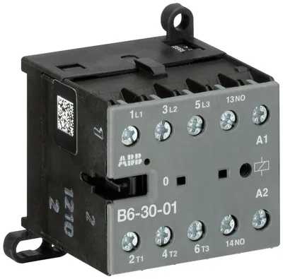 Mini Contactor B6 24 V AC - 3 NO - 0 NC - Screw Terminals