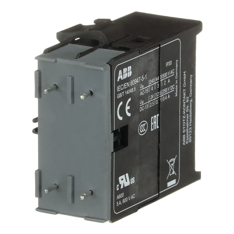 CA6-11N-P Auxiliary Contact 1NO/1NC soldering pin, side mounted — photo 3 of 4