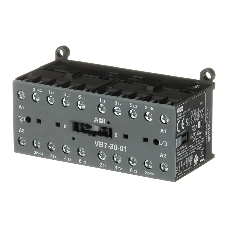 Mini Reversing Contactor VB7 24 V AC - 3 NO - 0 NC - Screw Terminals — photo 3 of 4