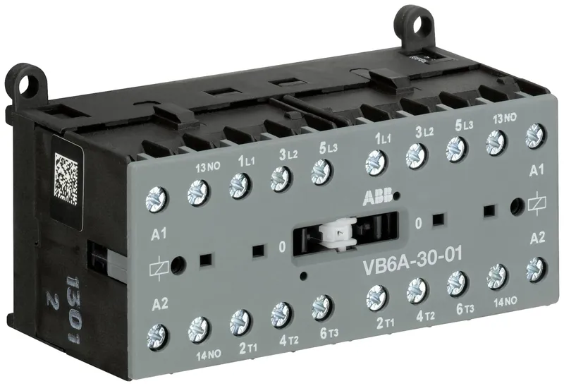 Mini Reversing Contactor VB6A 48 V AC - 3 NO - 0 NC - Screw Terminals — photo 1 of 2