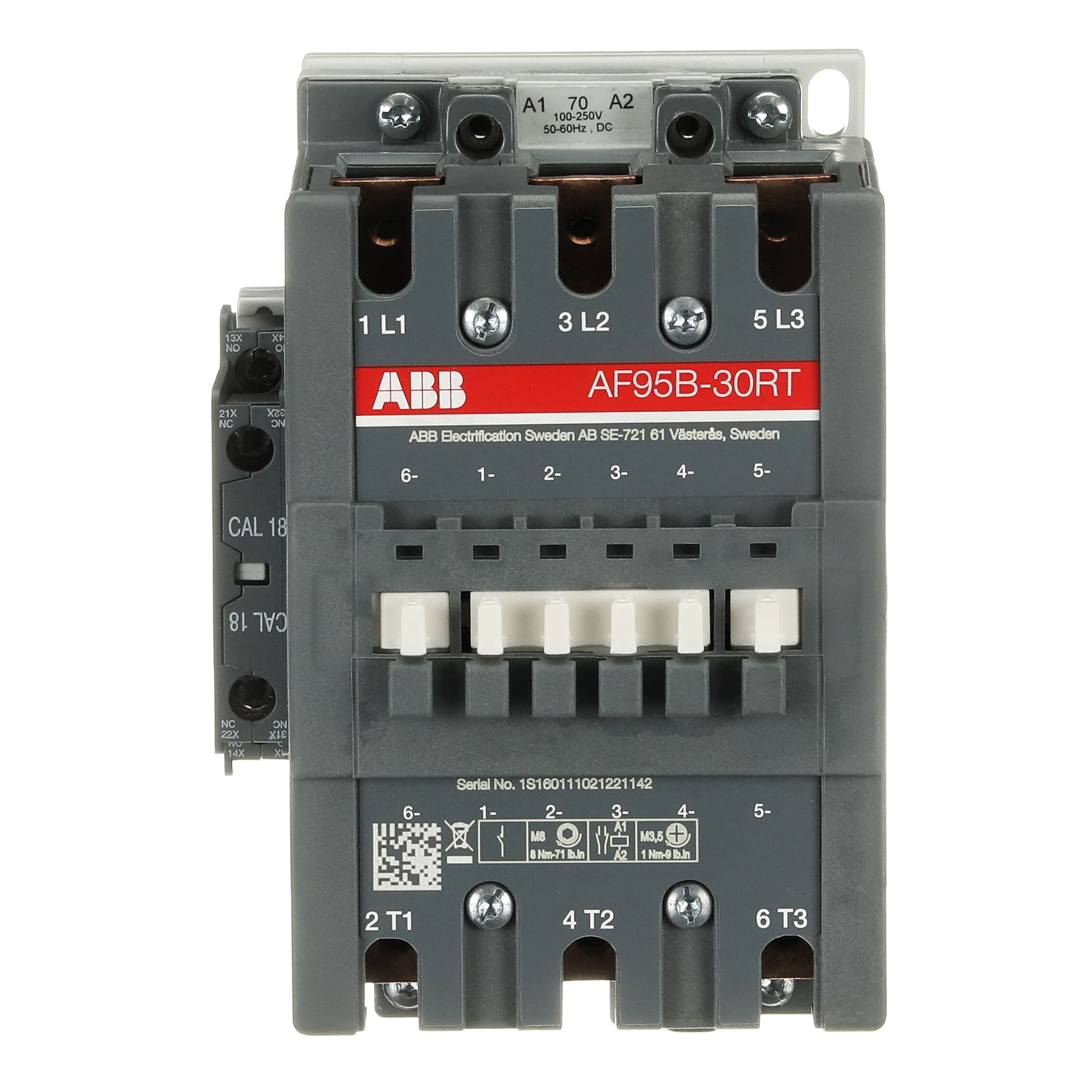 AF95B-30-11RT 100-250V 50/60Hz / DC Contactor — photo 2 of 4