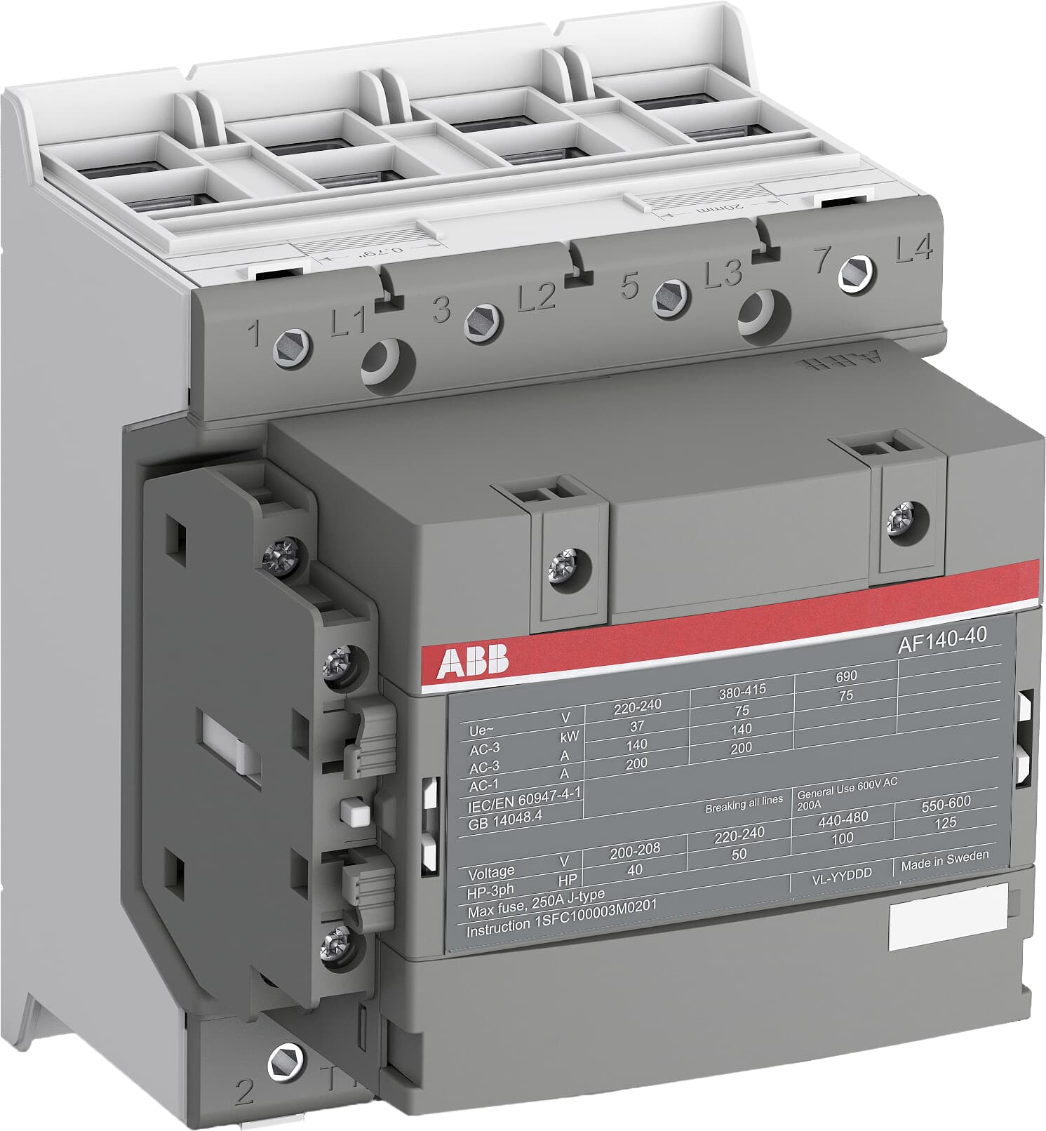 AF140-40-11-11 Contactor — photo 1 of 2