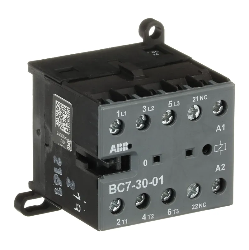 Mini Contactor BC7 24 V DC - 3 NO - 0 NC - Screw Terminals — photo 4 of 4