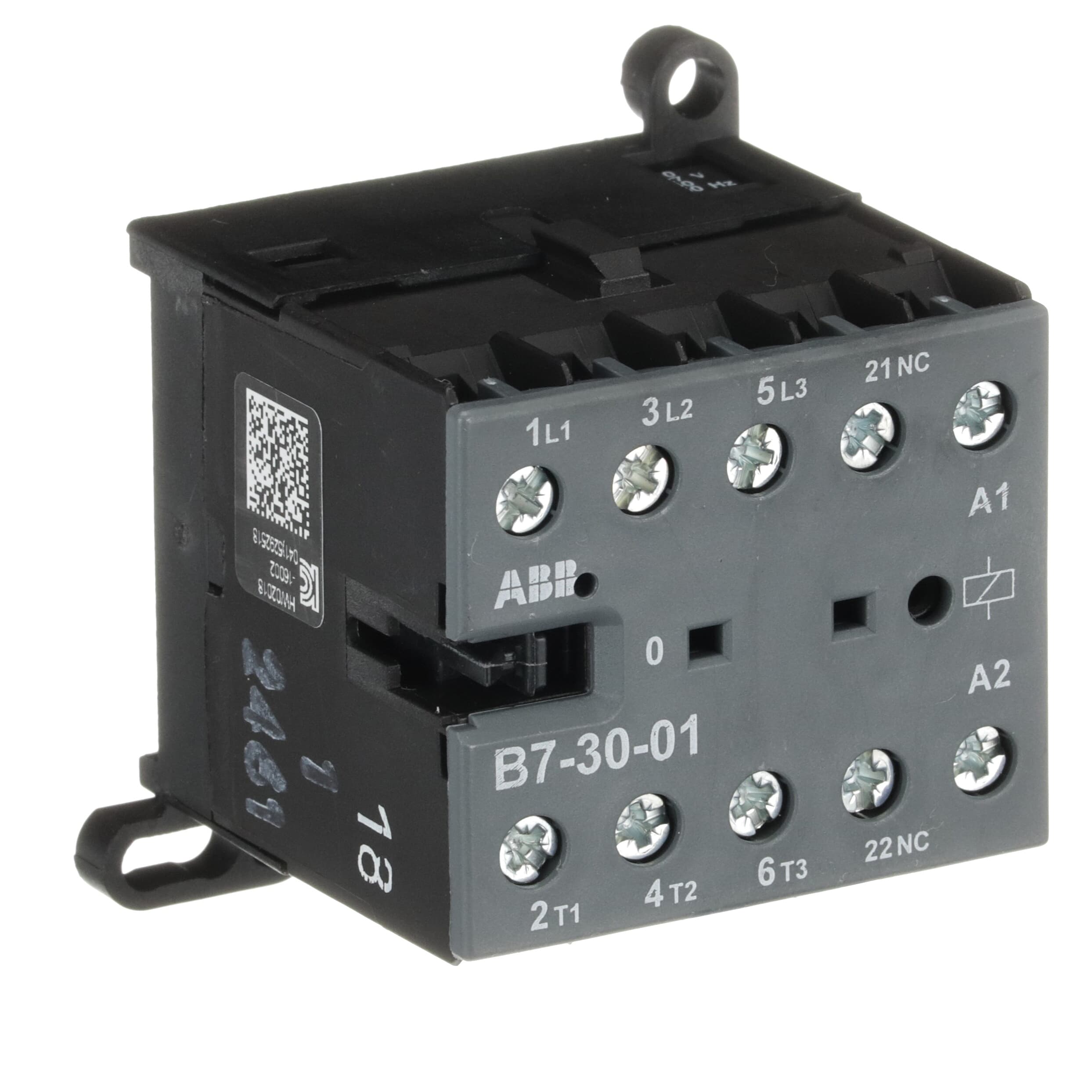 Mini Contactor B7 110 ... 127 V AC - 3 NO - 0 NC - Screw Terminals — photo 4 of 4