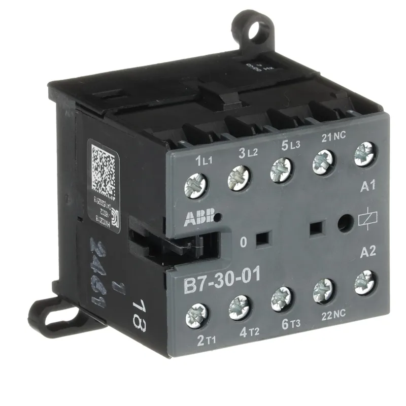 Mini Contactor B7 110 ... 127 V AC - 3 NO - 0 NC - Screw Terminals — photo 4 of 4