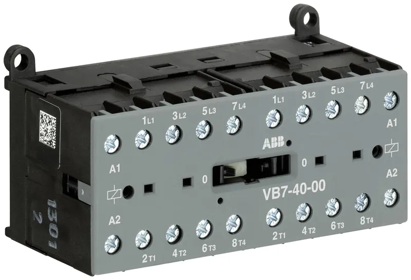 Mini Reversing Contactor VB7 220 ... 240 V AC - 4 NO - 0 NC - Screw Terminals — photo 1 of 2