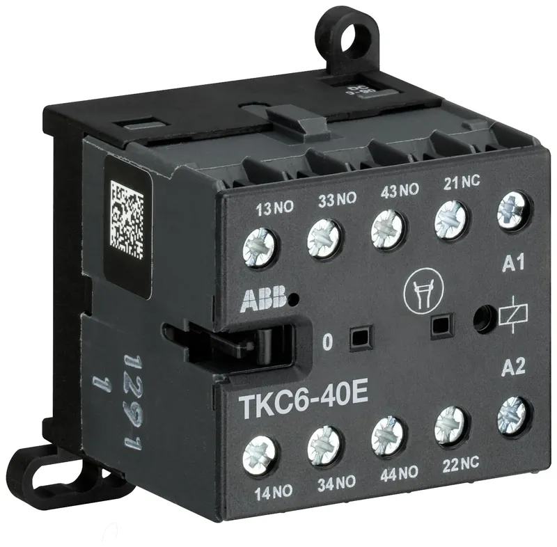 TKC6-40E-62Mini Contactor Relay77 ... 143 V DC4NO0NCScrew Terminals — photo 1 of 2