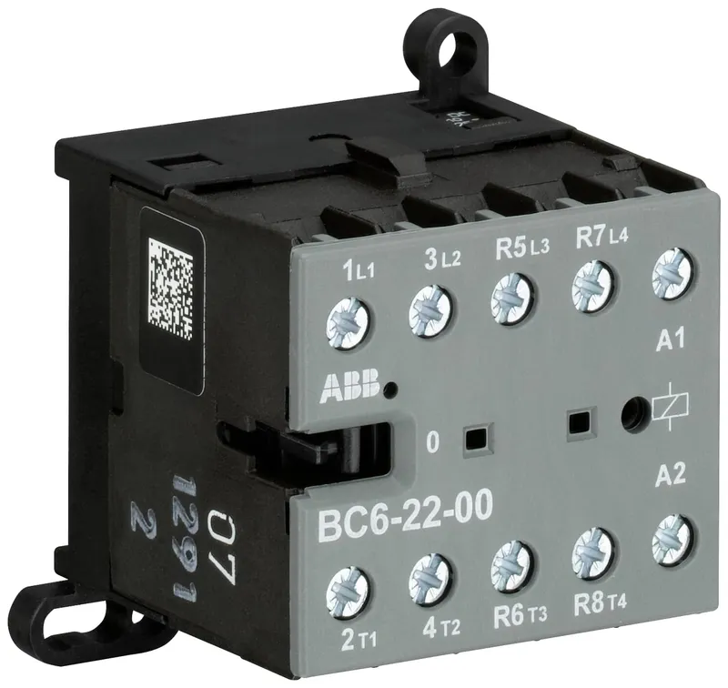 Mini Contactor BC6 220 ... 240 V DC - 2 NO - 2 NC - Screw Terminals — photo 1 of 2