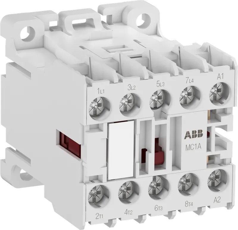 Mini Contactor MC1 120 V AC - 4 NO - 0 NC - Screw Terminals