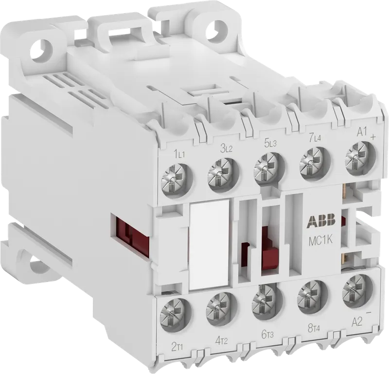 Mini Contactor MC1 24 V DC - 4 NO - 0 NC - Ring-Tongue Terminals