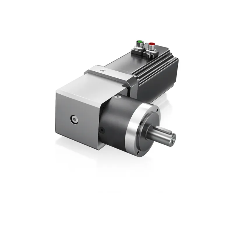 Angled planetary gear units for rotary servomotors, size 80