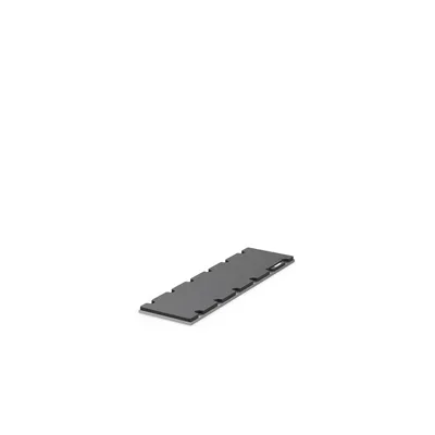 Magnetic plate overall width W4, secondary part for AL804x, length 288 mm