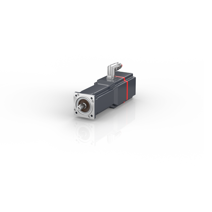 Distributed servo drive with increased rotor moment of inertia 1.36…1.38 Nm (M0), F3 (72 mm)