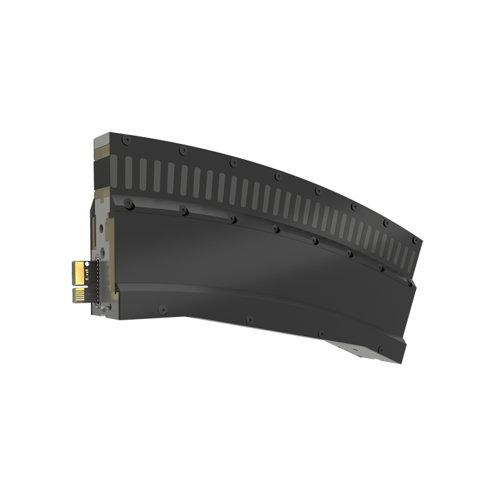Motor module, 22.5° curved segment, without infeed